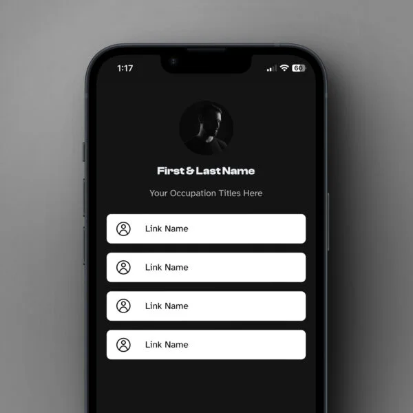 Link In Bio Bricks Template (Granite)